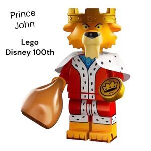 LEGO Prince John mini fig Disney 100th Year of Disney Series 2023 Mini figure